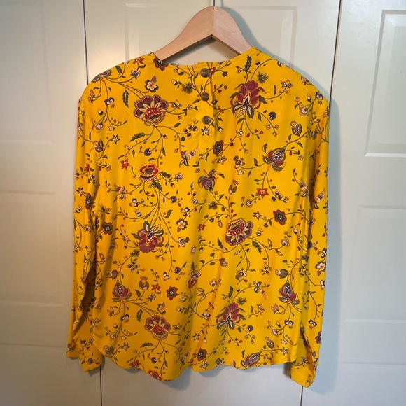 Floral Silk Blouse - Picture 3 of 5